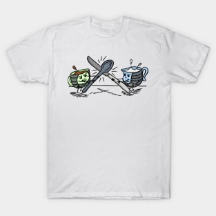 Coffee and Milk Battle T-Shirt